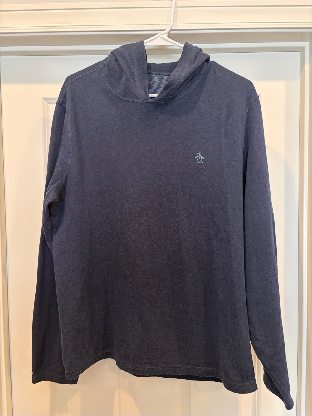 Original Penguin Men’s Pullover Navy Hoodie L